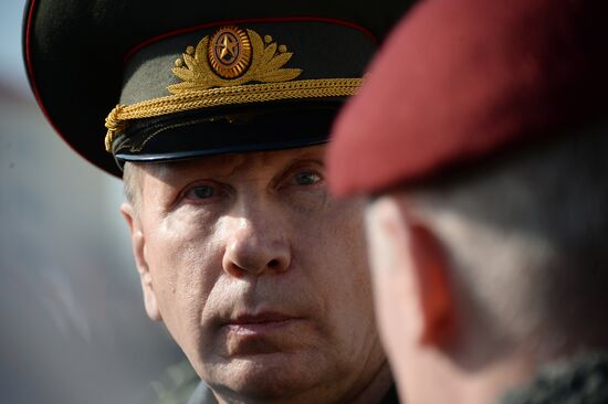 Открытая тренировка военнослужащих Отдельной дивизии оперативного назначения им. Ф.Э. Дзержинского