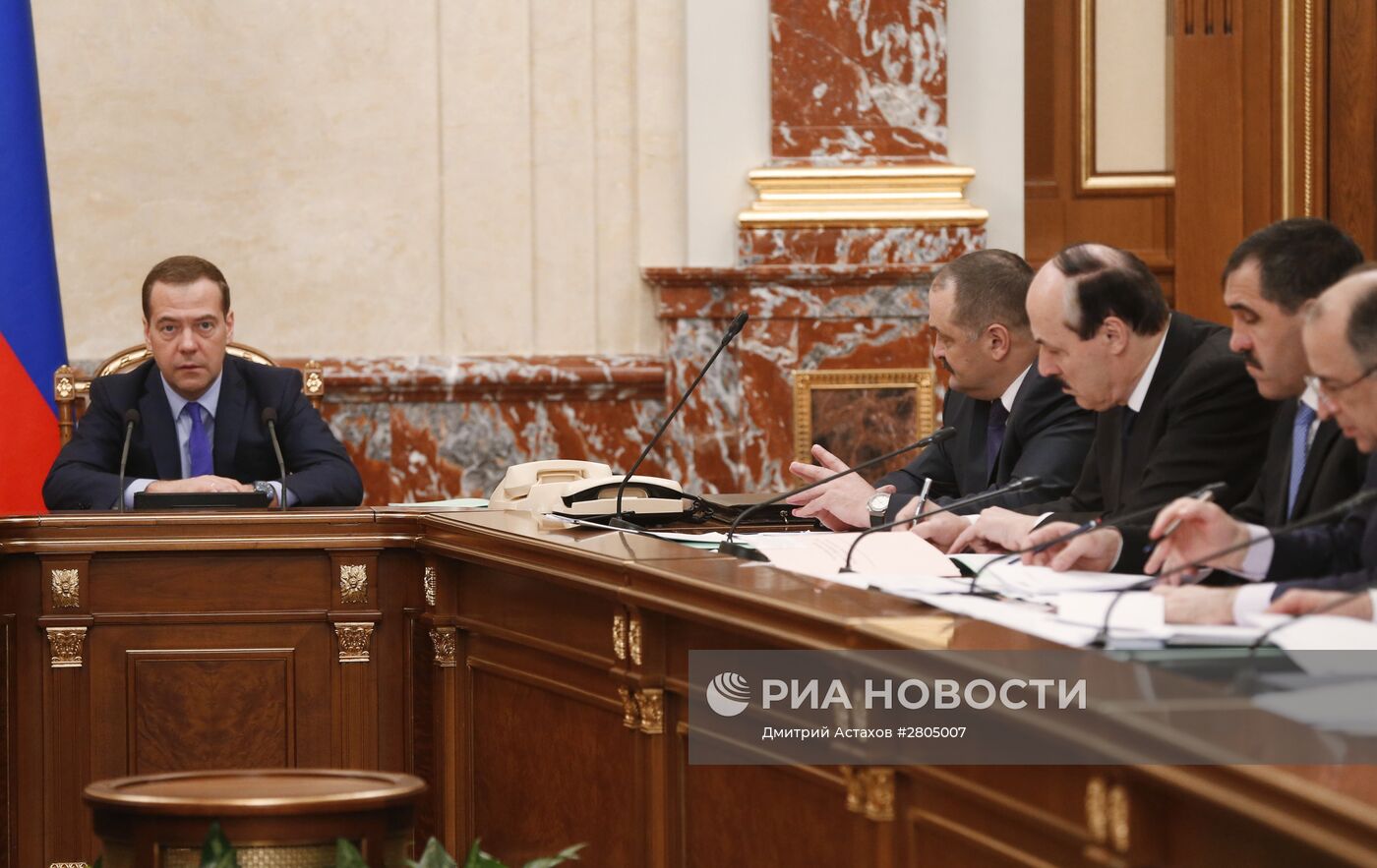Заседание Правительственной комиссии по вопросам социально-экономического развития Северо-Кавказского федерального округа