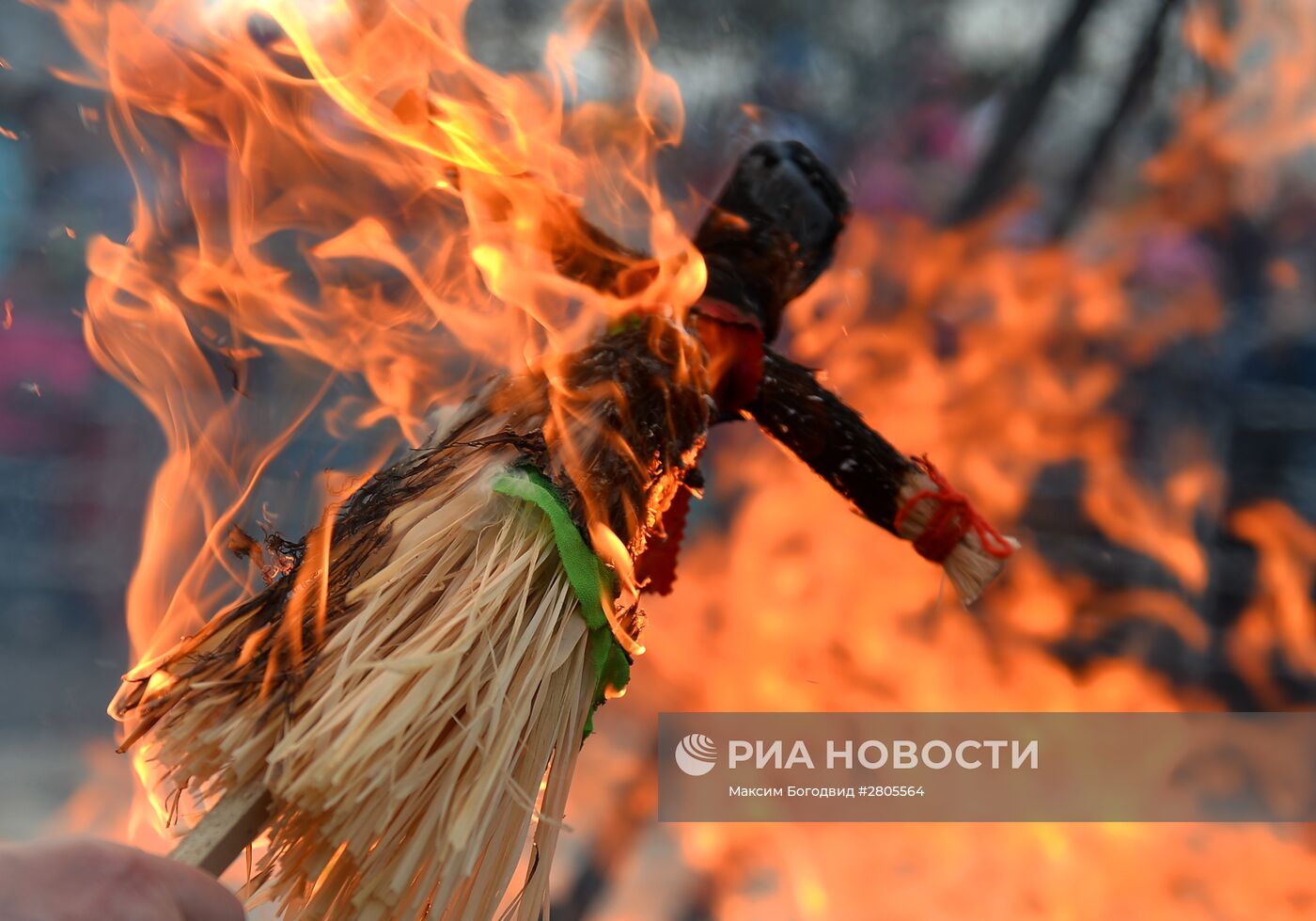 Празднование Масленицы в Казани