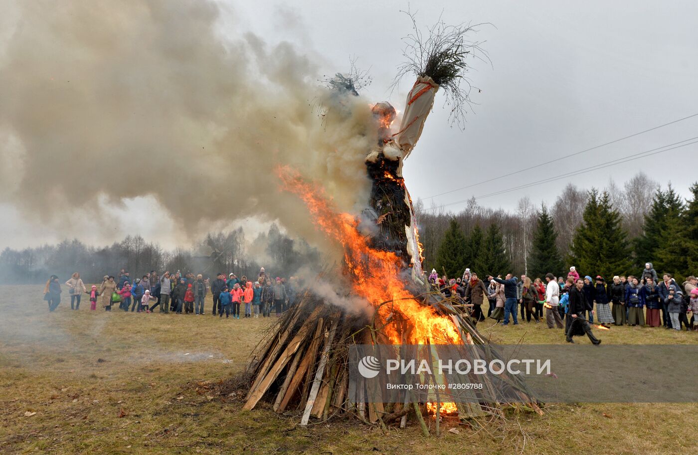 Празднование Масленицы в Белоруссии