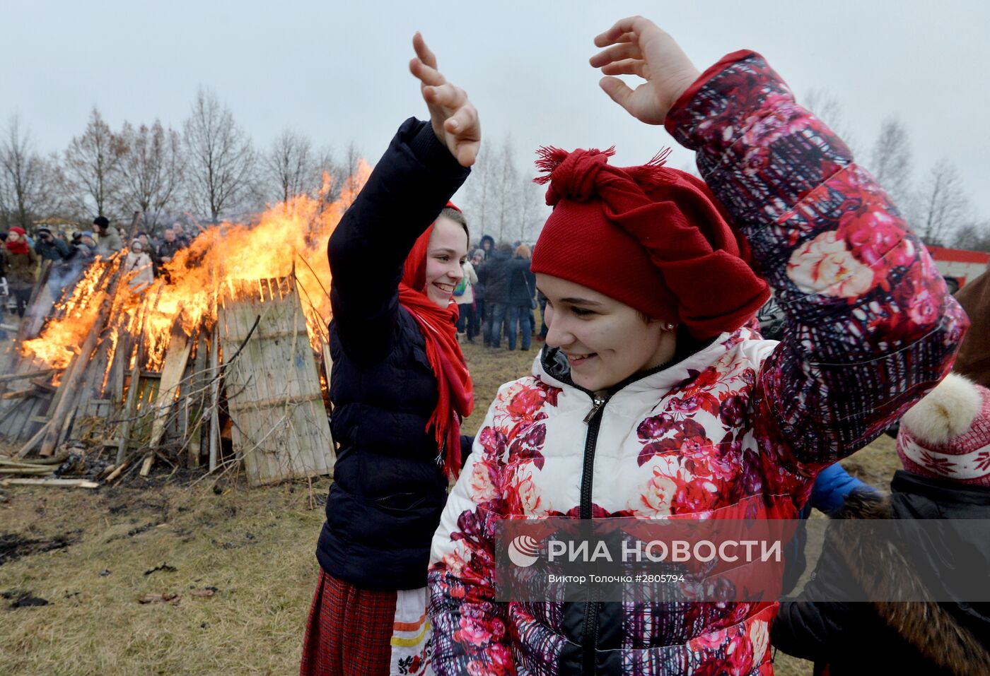 Празднование Масленицы в Белоруссии