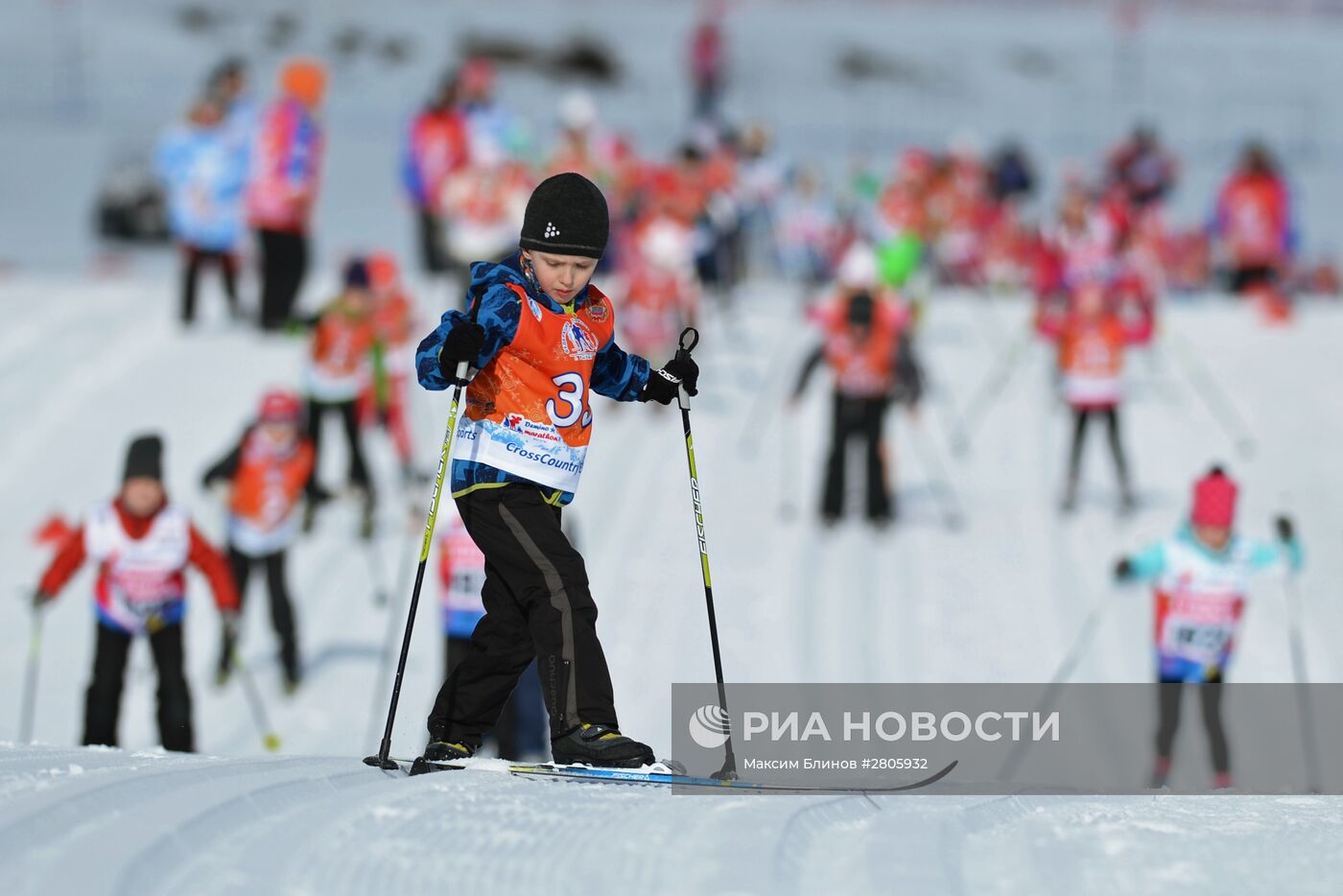 Лыжные гонки. Деминский baby-марафон