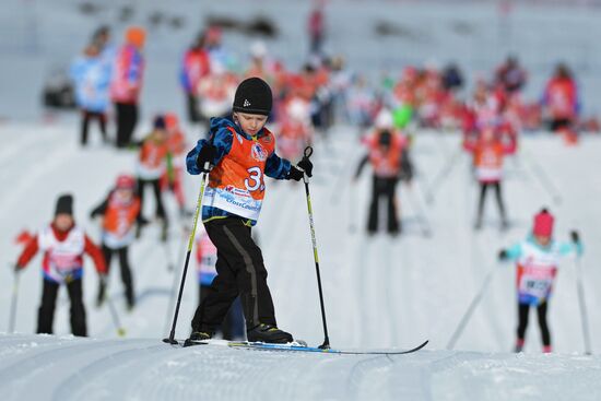 Лыжные гонки. Деминский baby-марафон