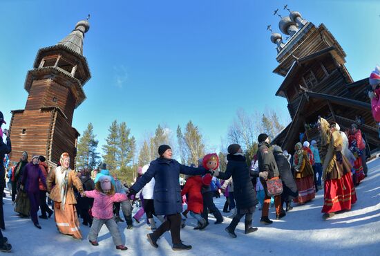 Празднование Масленицы в регионах России