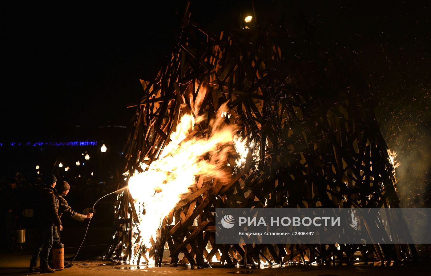 Масленичные гуляния в Москве