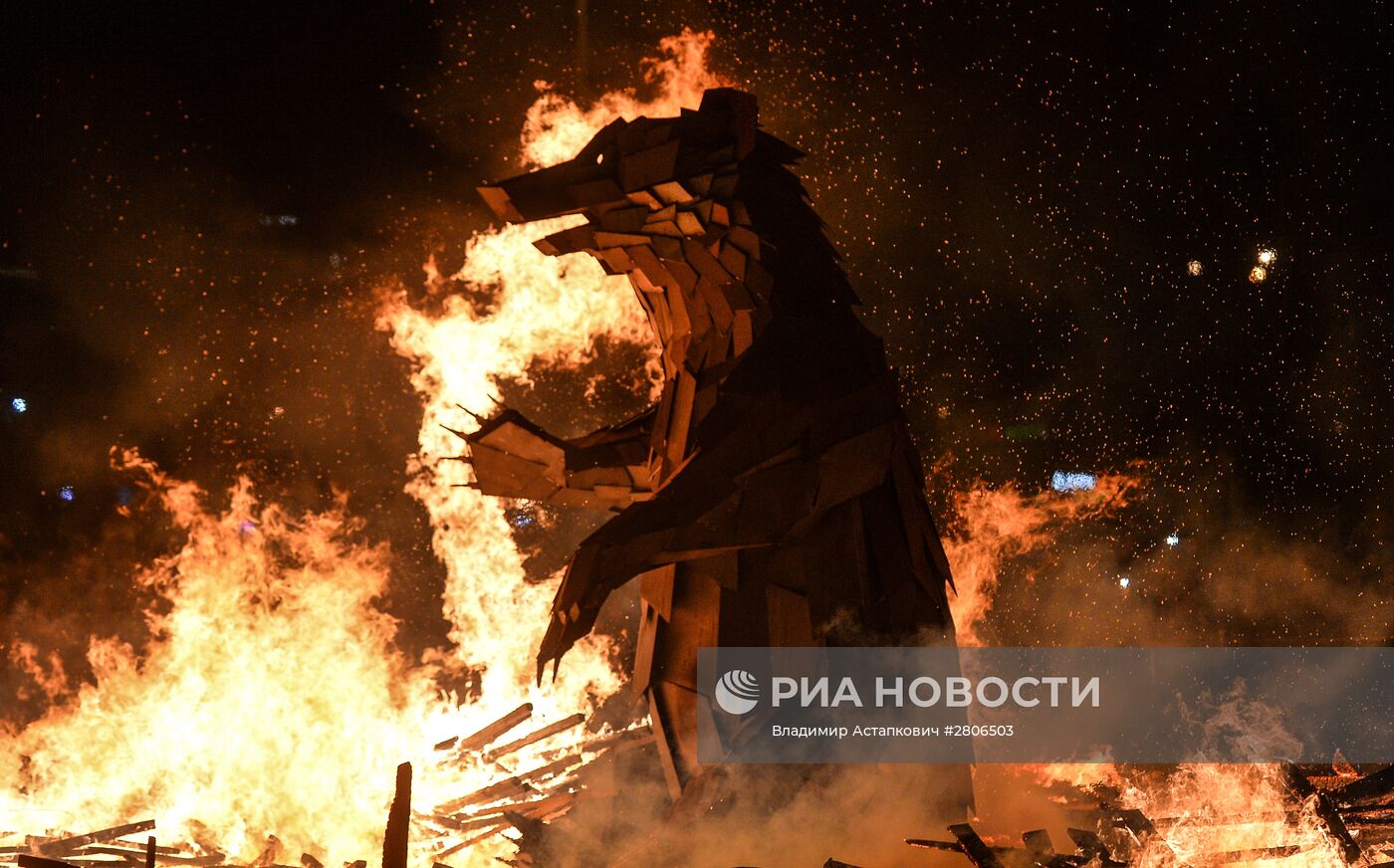 Масленичные гуляния в Москве