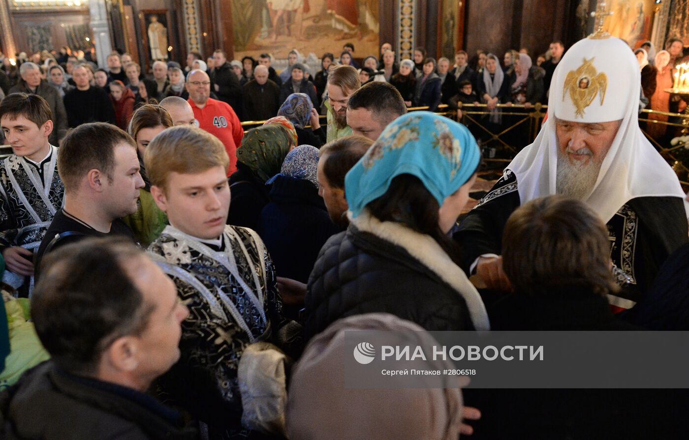 Патриаршее богослужение в Прощеное воскресенье