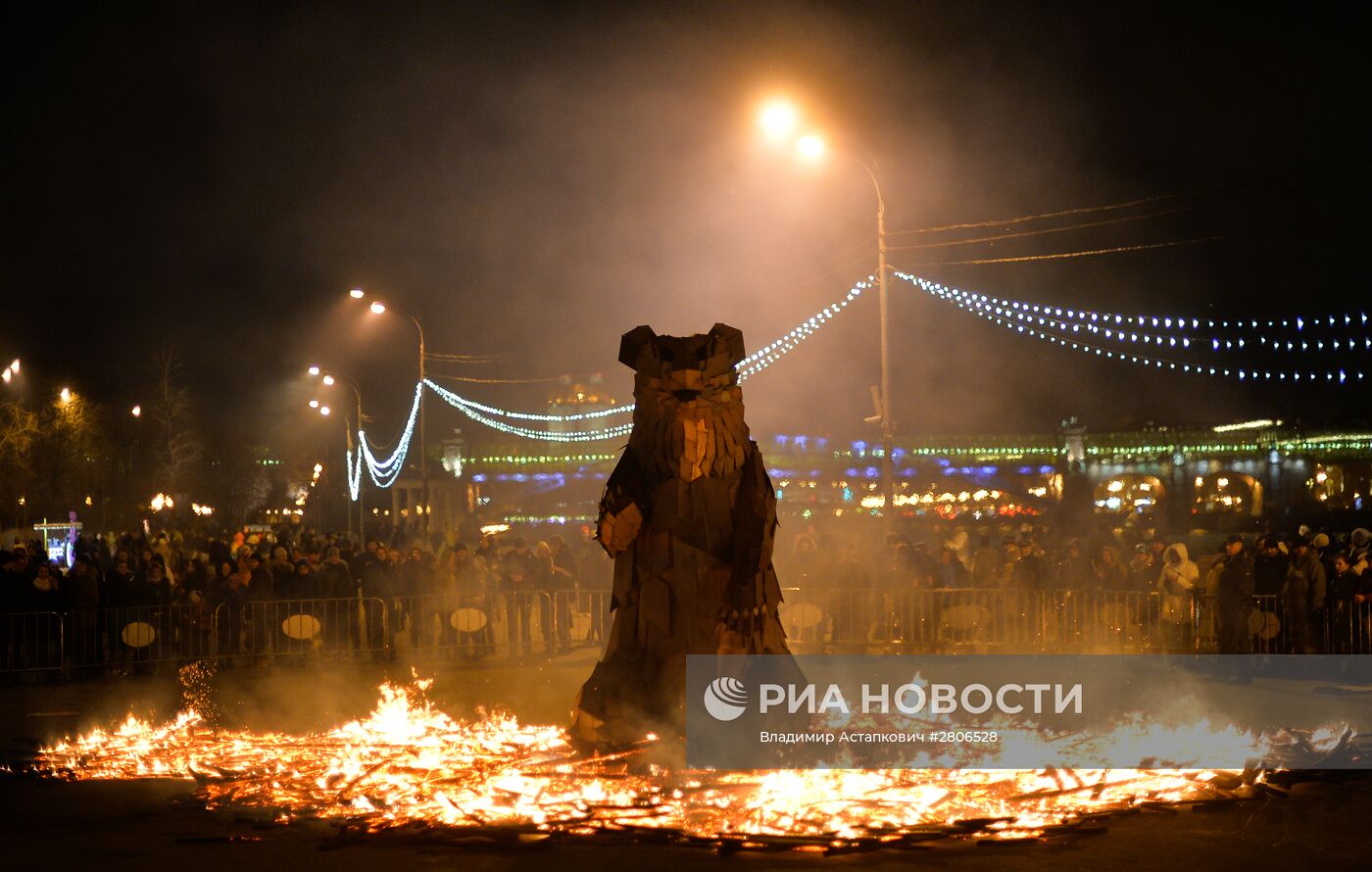 Масленичные гуляния в Москве