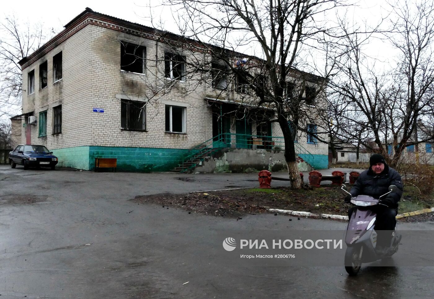 Последствия обстрелов поселка Зайцево в Донецкой области