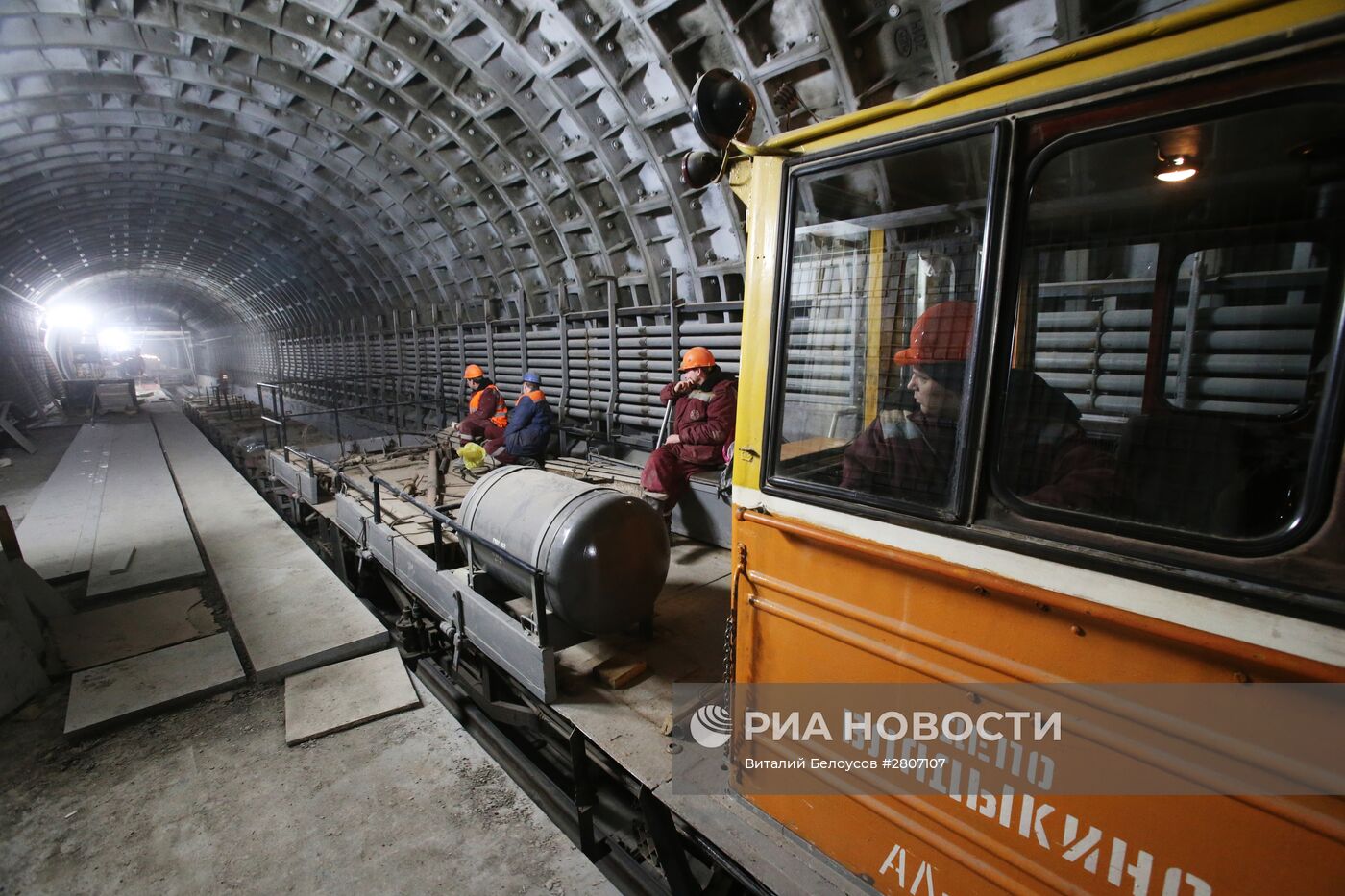 Ход строительства станции "Фонвизинская"