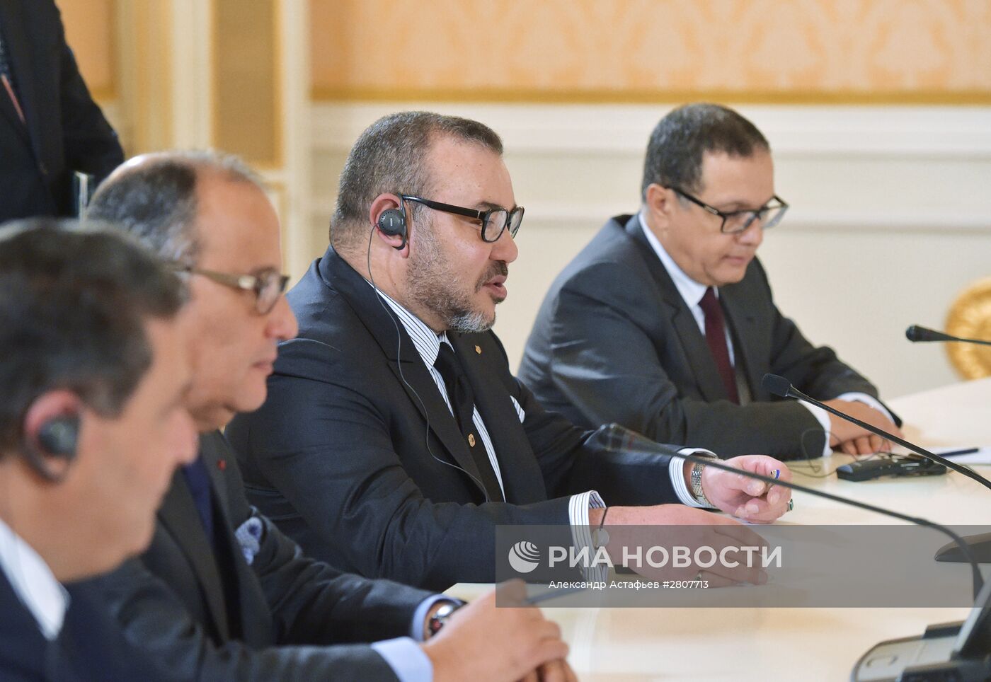 Встреча премьер-министра РФ Д. Медведева и короля Марокко Мухаммеда VI