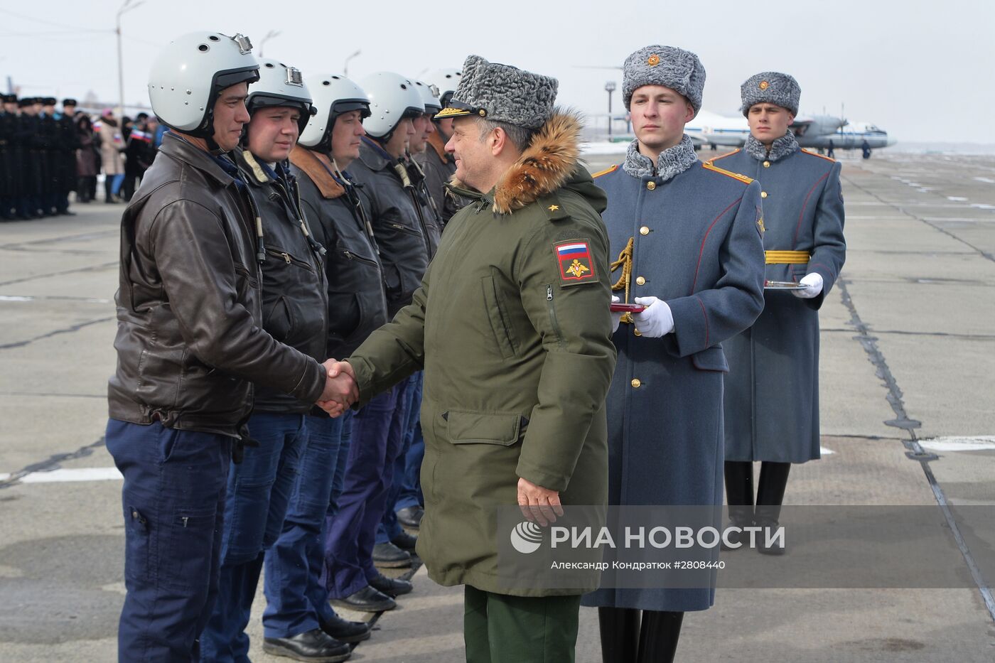 В Челябинскую область вернулись с авиабазы Хмеймим в Сирии три бомбардировщика Су-24М