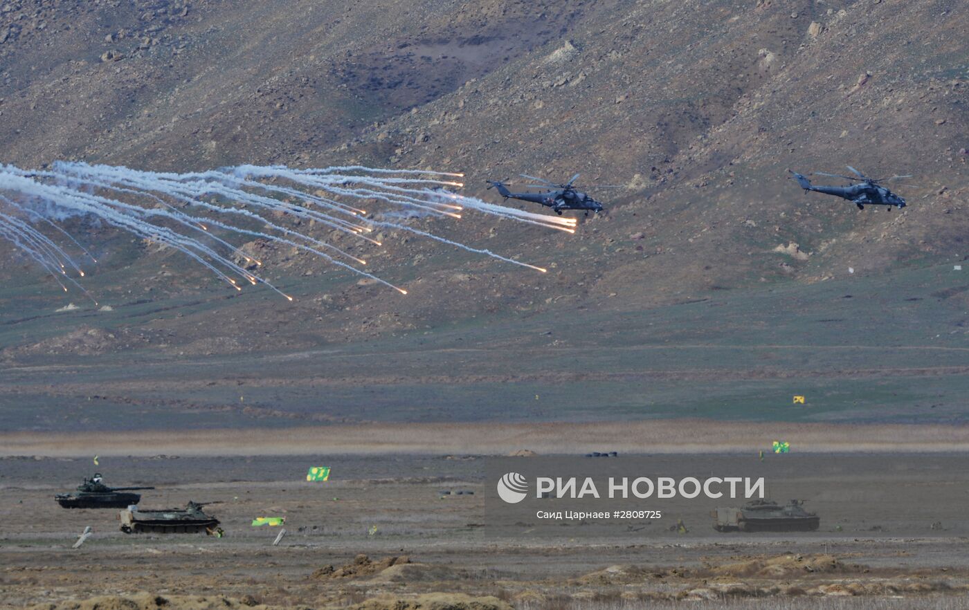 Учения войск ЮВО в Республике Дагестан