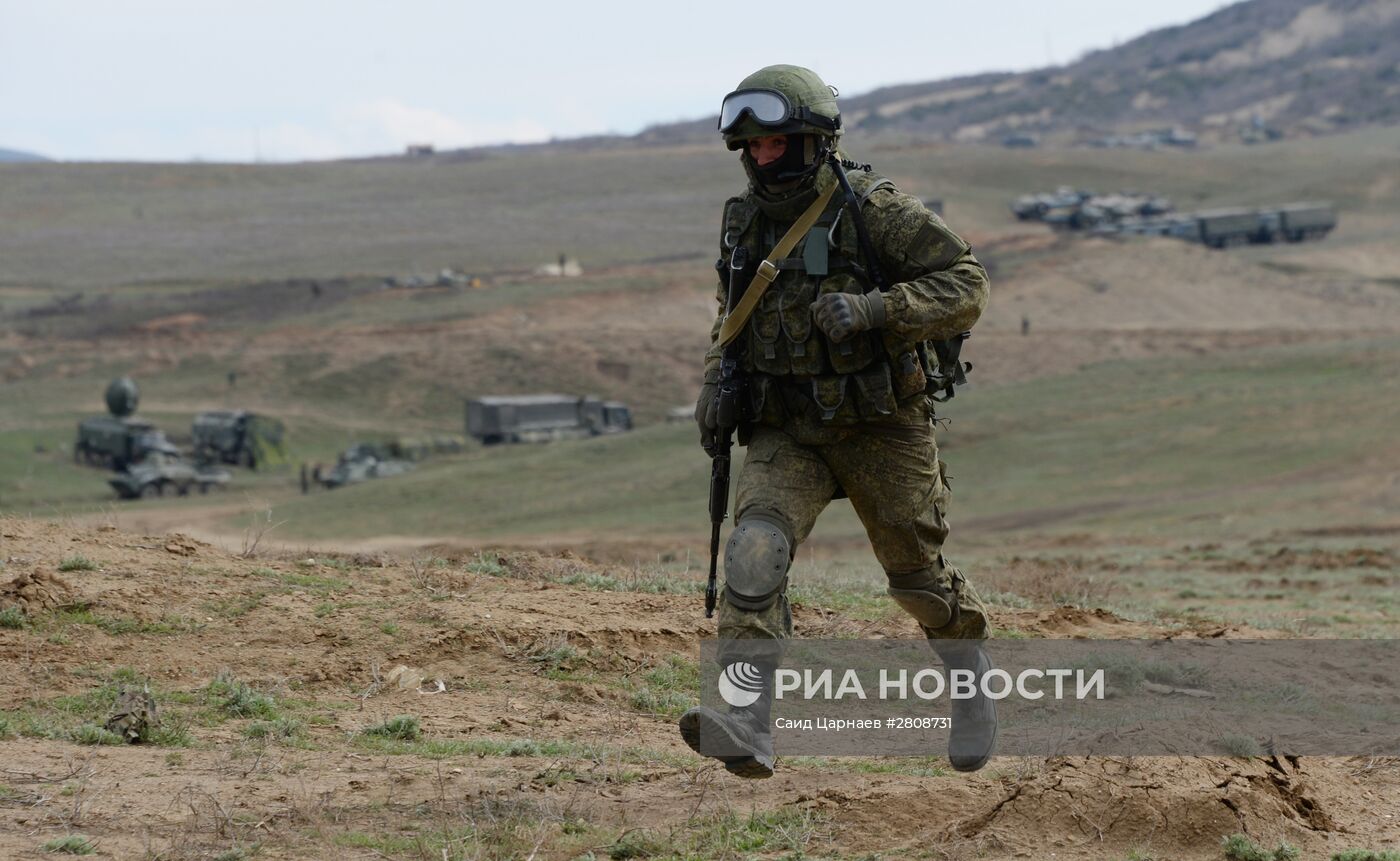 Учения войск ЮВО в Республике Дагестан