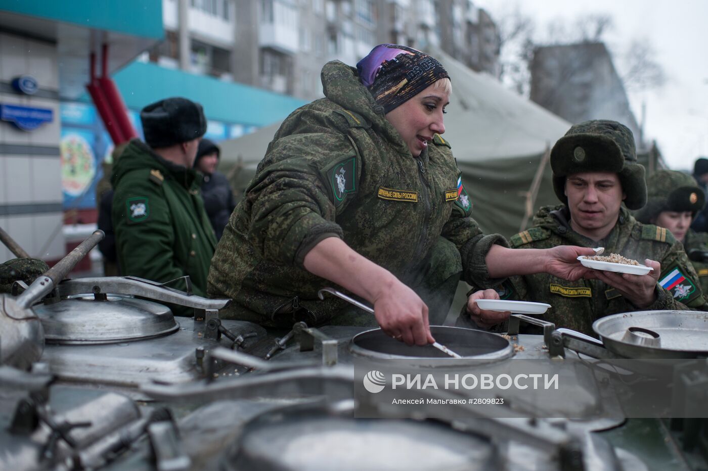Акция "Служба по контракту — твой выбор" в Омске