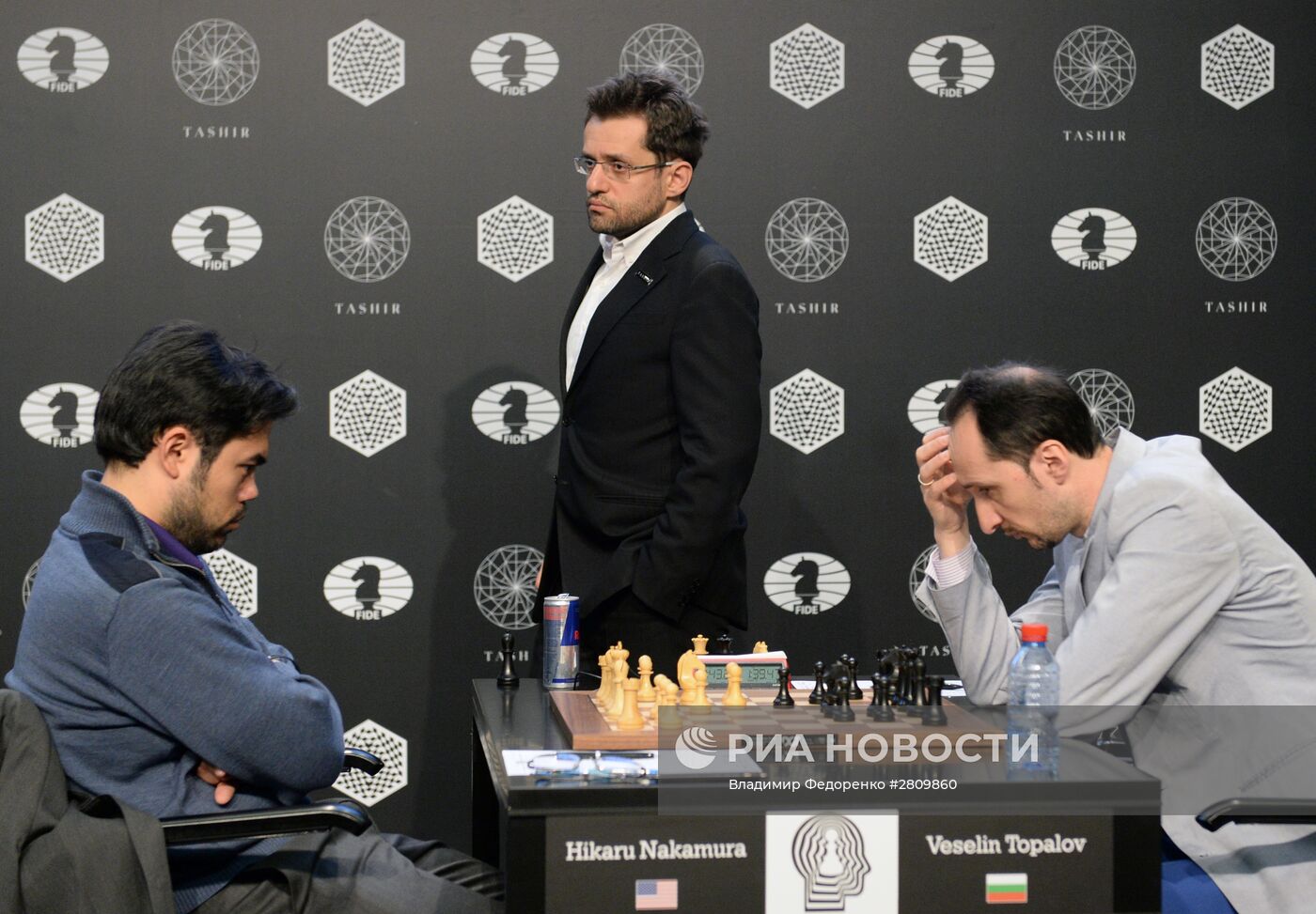 Шахматы. Турнир претендентов на звание чемпиона мира. Седьмой раунд