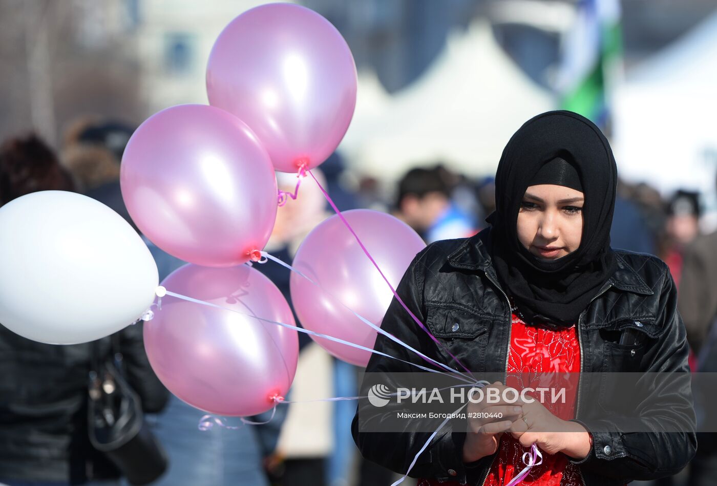 Празднование мусульманского праздника "Науруз" в Казани