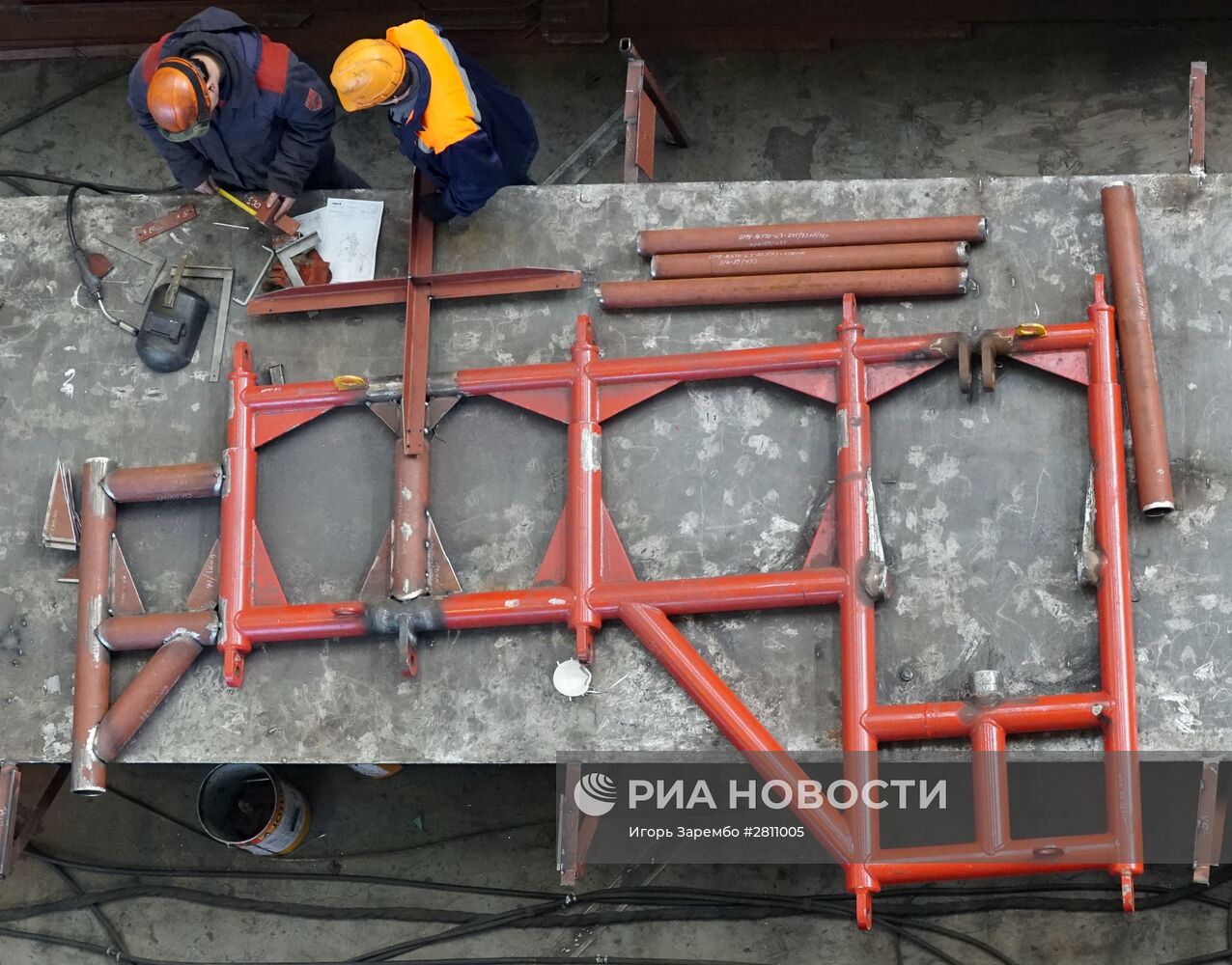 Производство нефтяного оборудования на заводе компании "Кливер" в Калининградской области