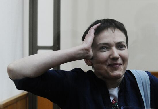 Оглашение приговора Надежде Савченко