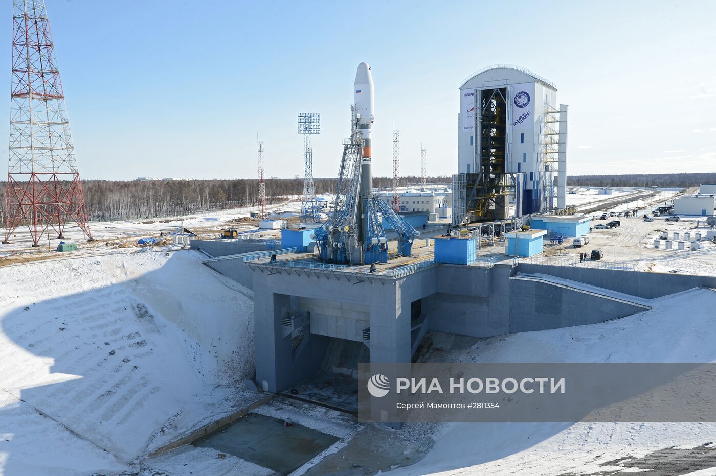 Рабочая поездка вице-премьера РФ Д. Рогозина на космодром "Восточный"