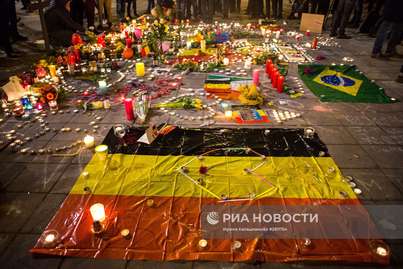В Брюсселе почтили память погибших во время терактов