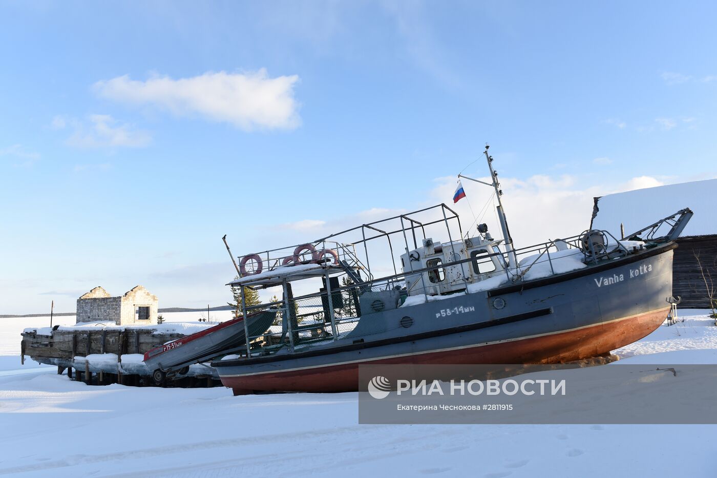 Зима в Карелии