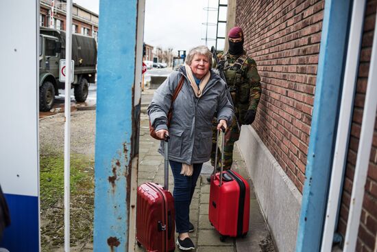 Ситуация в Брюсселе после серии взрывов в аэропорту и метро