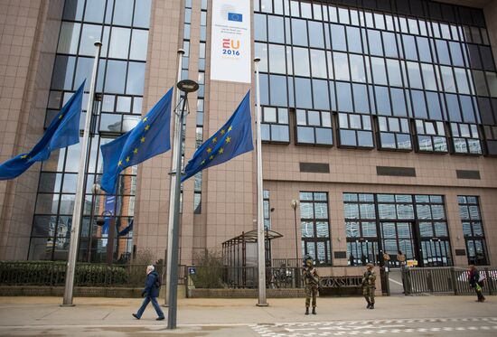 Ситуация в Брюсселе после серии взрывов в аэропорту и метро