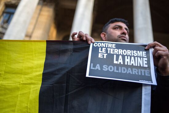 Ситуация в Брюсселе после серии взрывов в аэропорту и метро