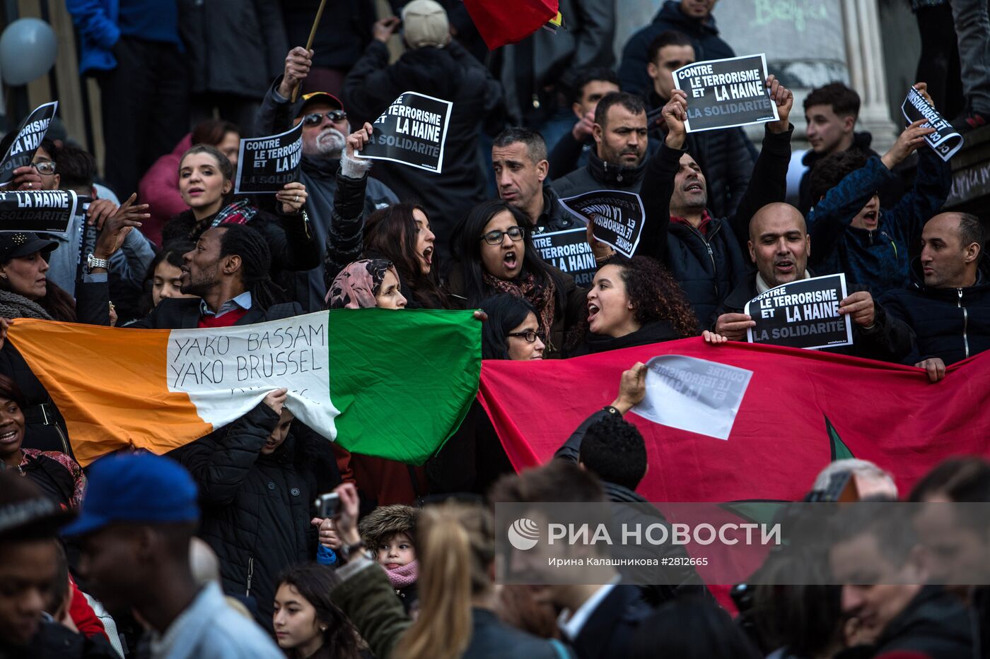 Ситуация в Брюсселе после серии взрывов в аэропорту и метро