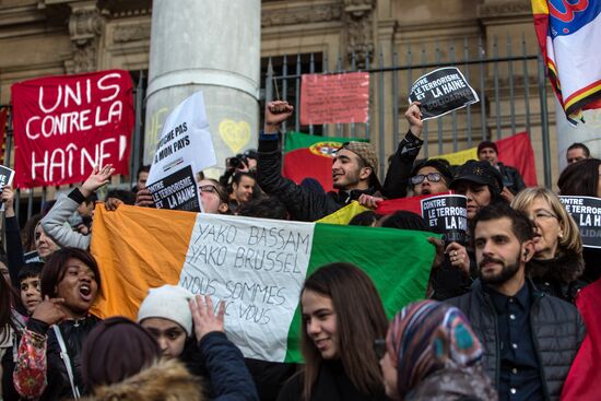 Ситуация в Брюсселе после серии взрывов в аэропорту и метро