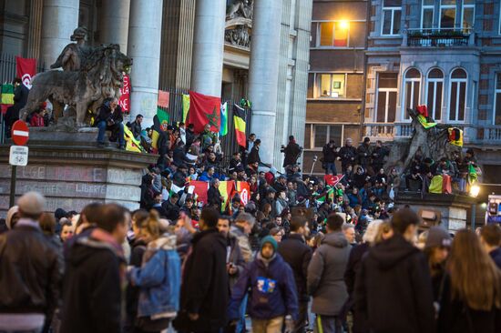 Ситуация в Брюсселе после серии взрывов в аэропорту и метро
