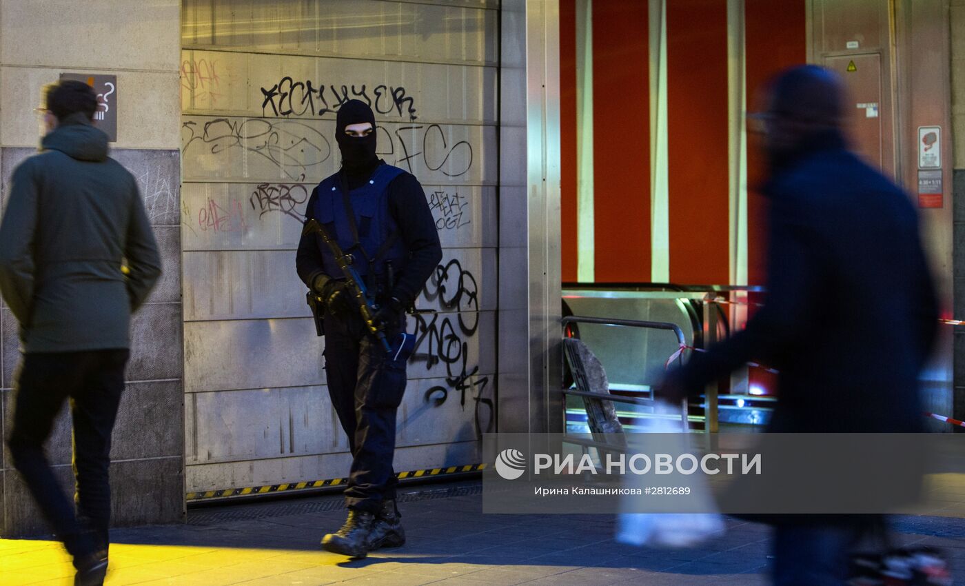 Ситуация в Брюсселе после серии взрывов в аэропорту и метро