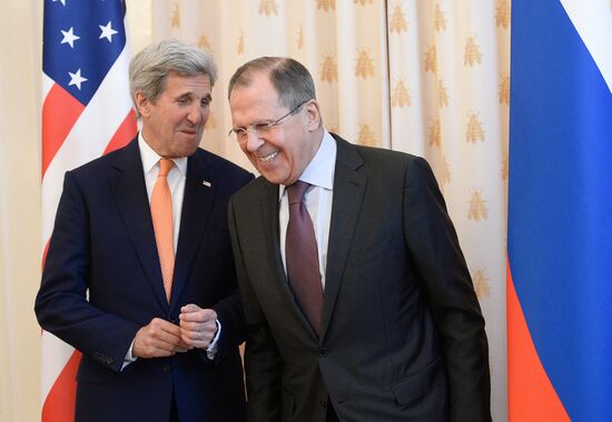 Встреча главы МИД РФ С.Лаврова с государственным секретарем США Дж.Керри