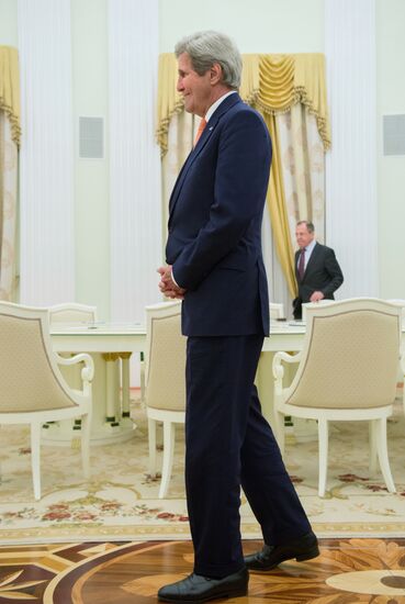 Встреча президента РФ В. Путина с государственным секретарем США Дж.Керри