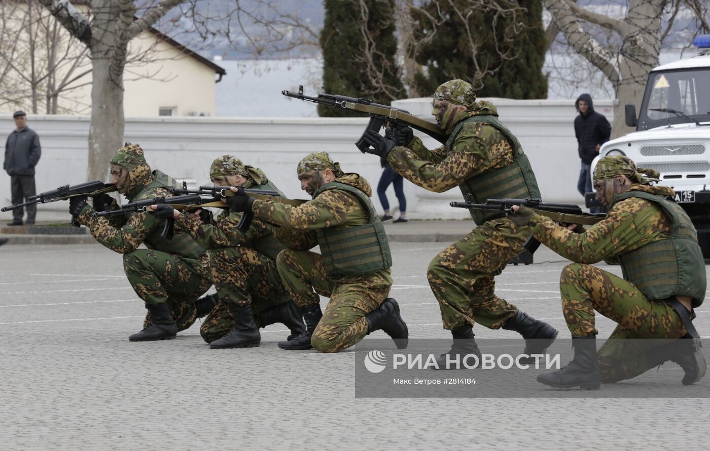 Празднование 205-летия внутренних войск МВД РФ в Севастополе