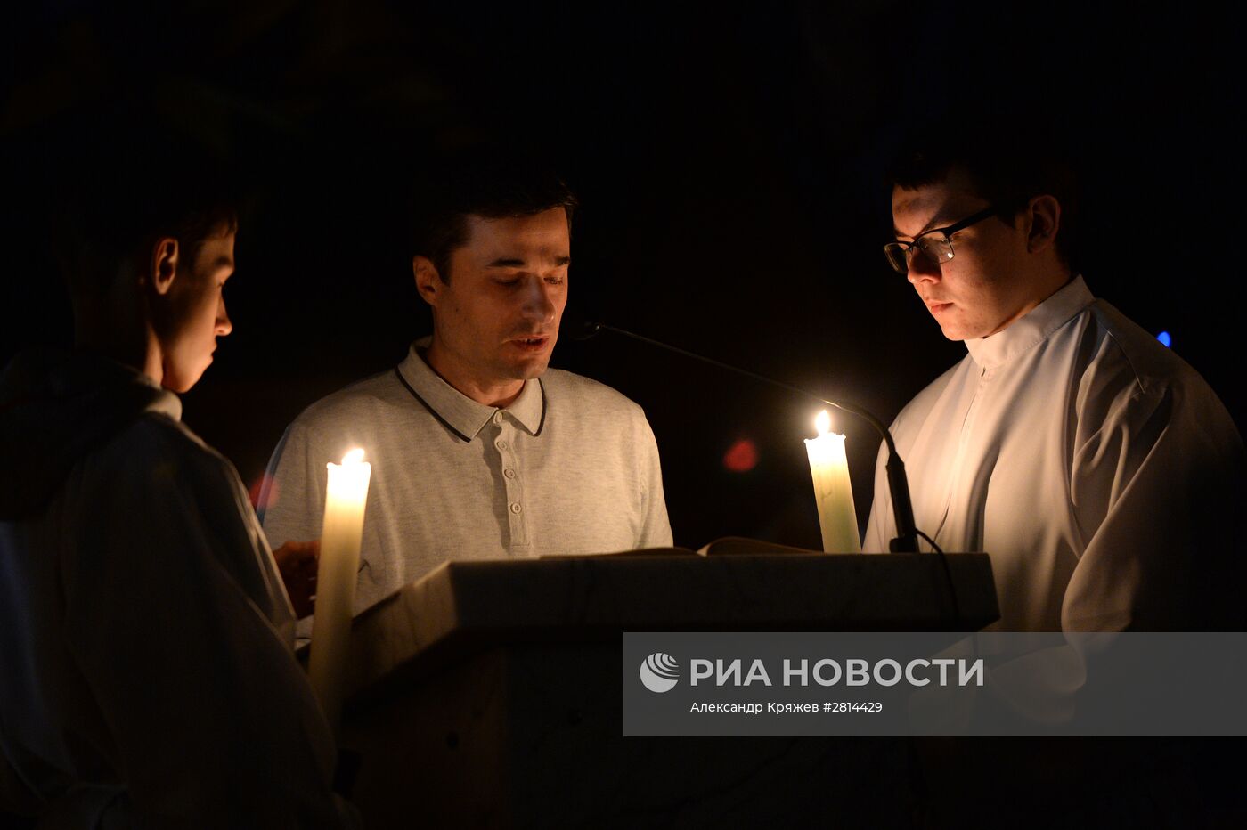 Празднование католической Пасхи в регионах России