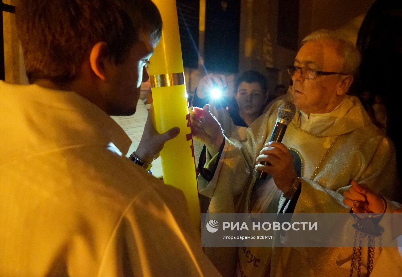 Празднование католической Пасхи в регионах России