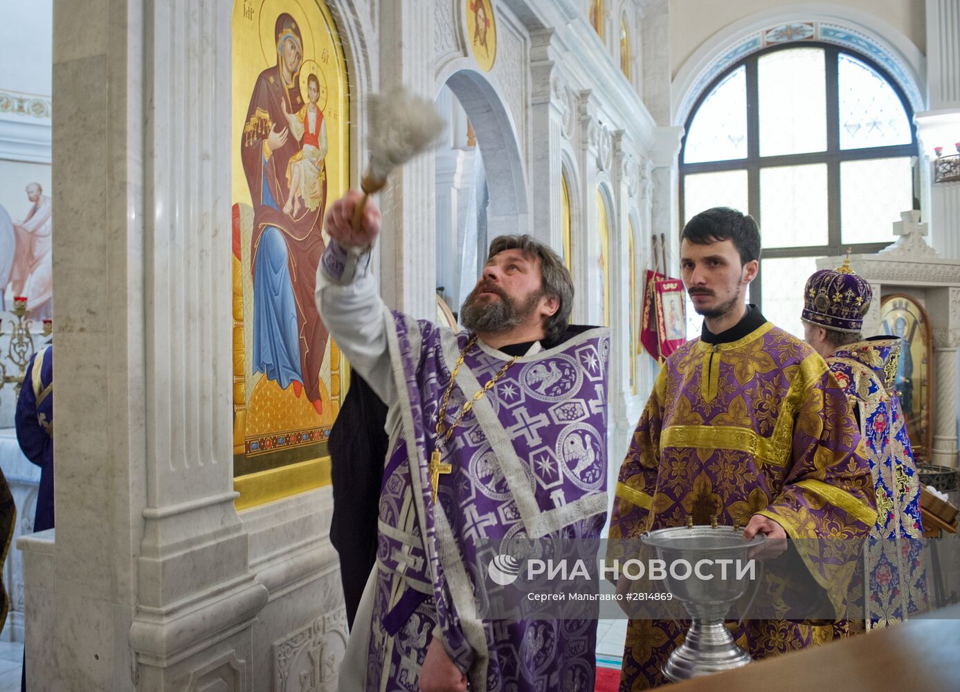 Освящение храма Архистратига Михаила в Севастополе
