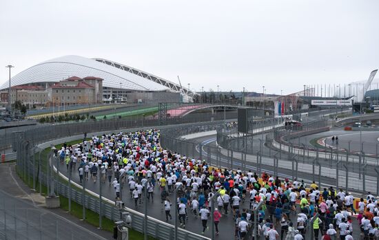 Полумарафон "Сочи Автодром" в Олимпийском парке