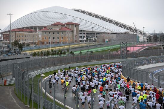 Полумарафон "Сочи Автодром" в Олимпийском парке