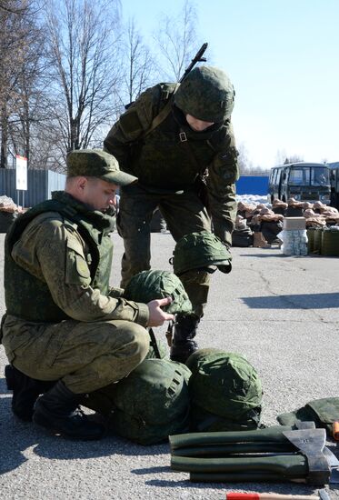 Подготовка к отправке саперов минобороны РФ в Сирию для разминирования Пальмиры