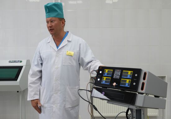 Открытие новых операционных в клинической больнице Новосибирска