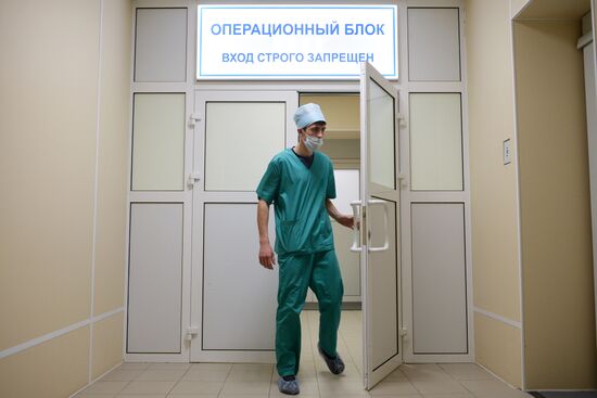 Открытие новых операционных в клинической больнице Новосибирска