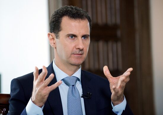 Интервью президента Сирии Б. Асада гендиректору МИА "Россия сегодня" Д. Киселеву