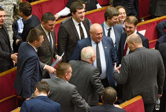 Заседание Верховной Рады в Киеве