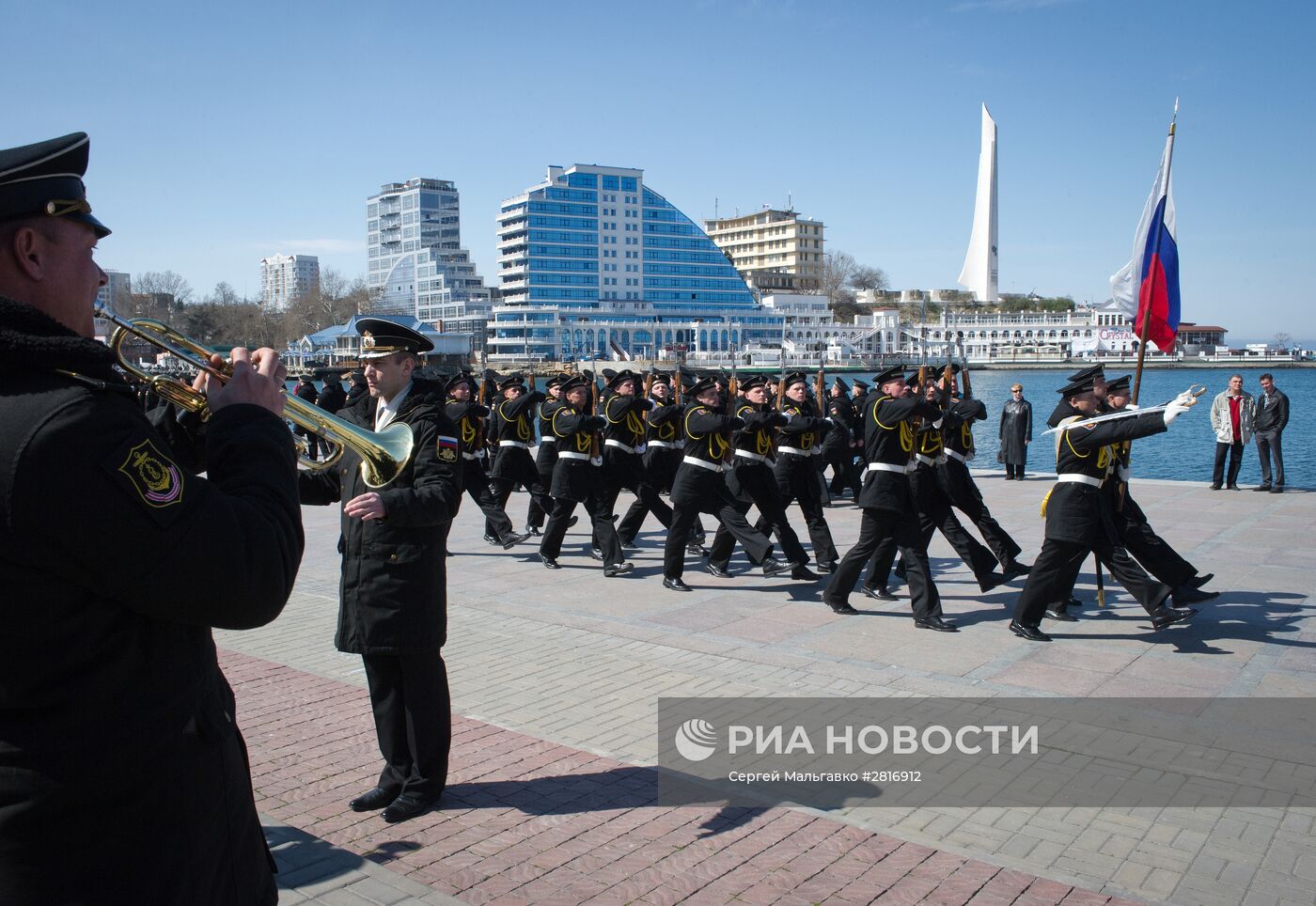 Празднование 47-летия дивизии надводных кораблей Черноморского флота