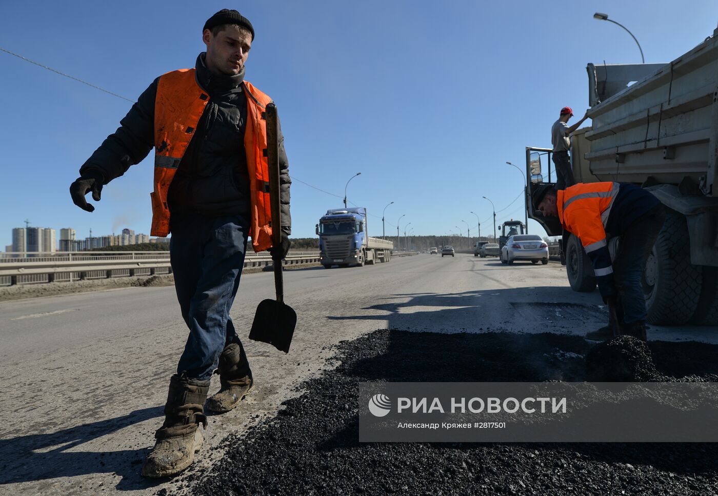 Ремонт дорог в Новосибирской области