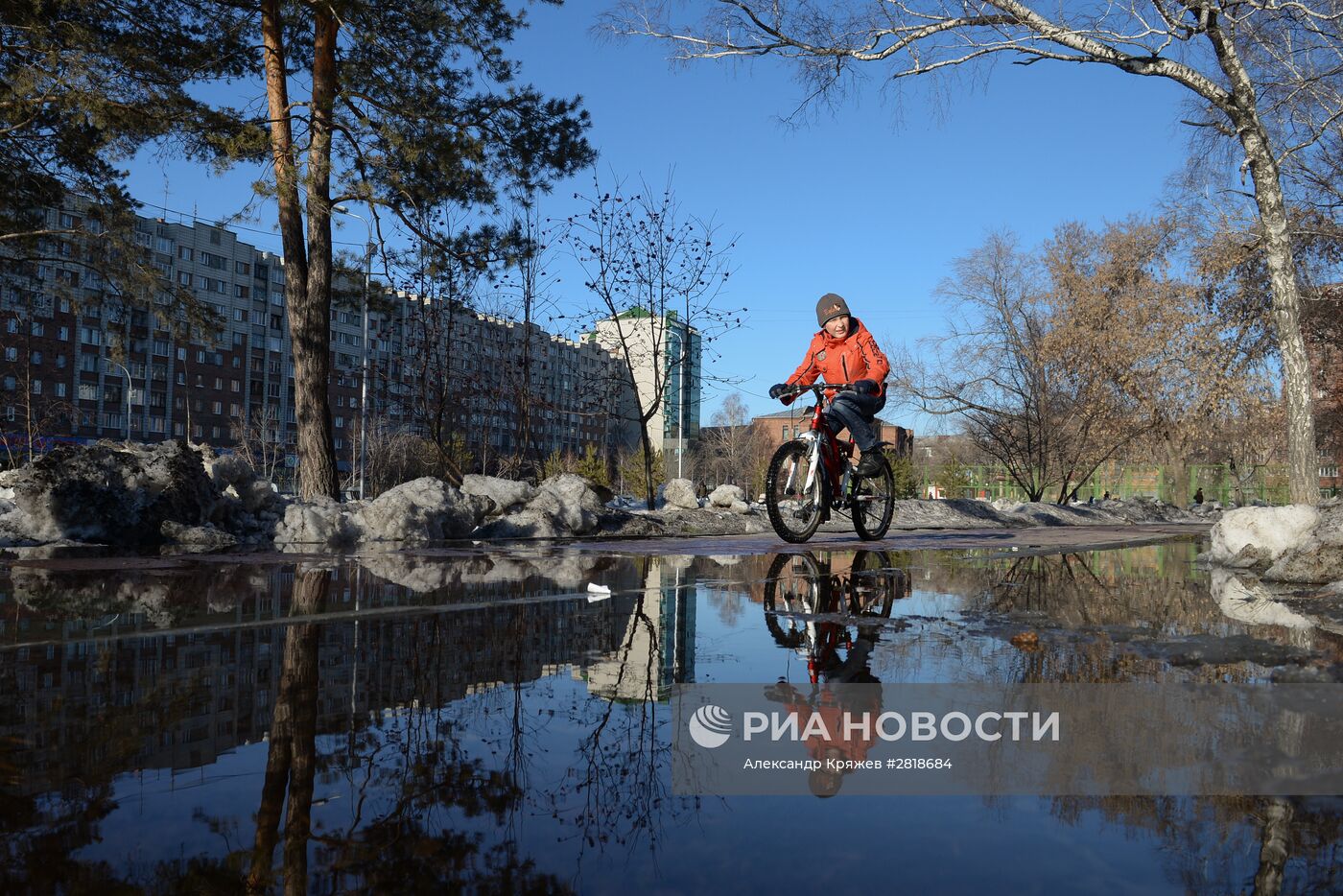 Весна в Новосибирске