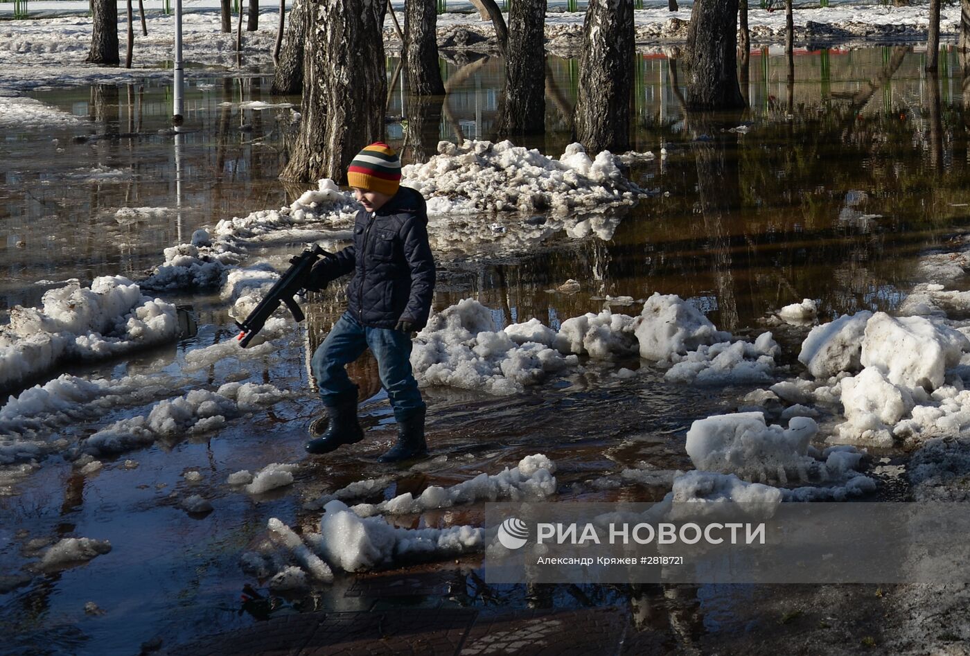 Весна в Новосибирске